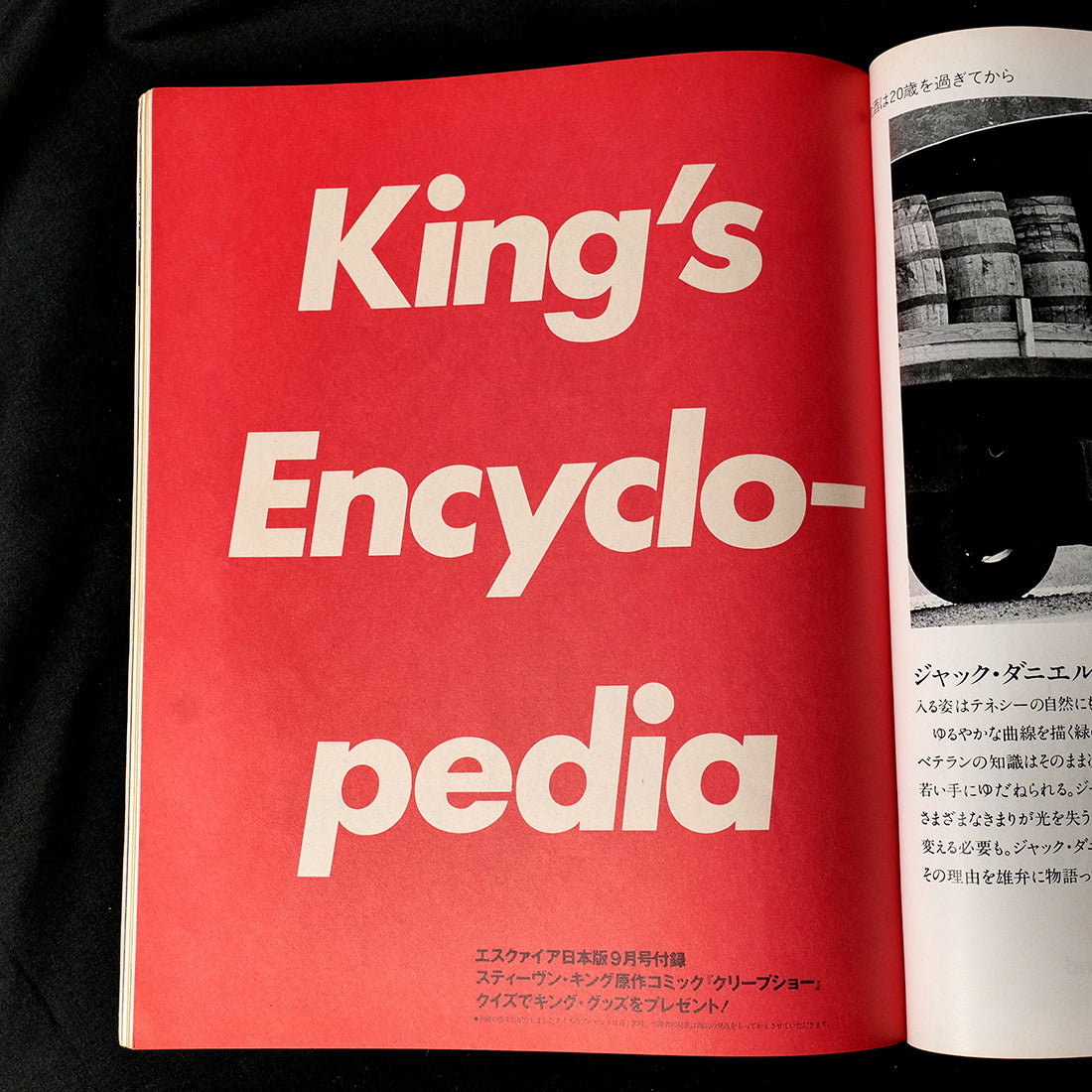 ESQUIRE Japan Stephen King Special w/ CREEPSHOW Comic Insert (1992)